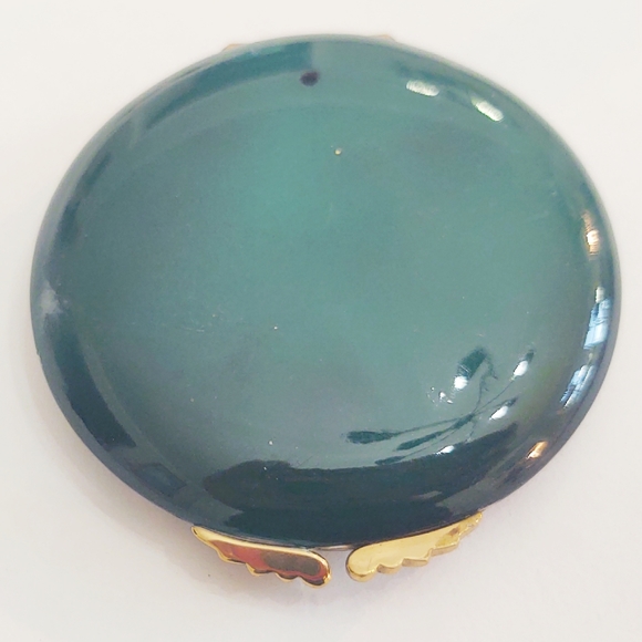 Vintage Gucci Green Enamel Powder Compact - Picture 4 of 10